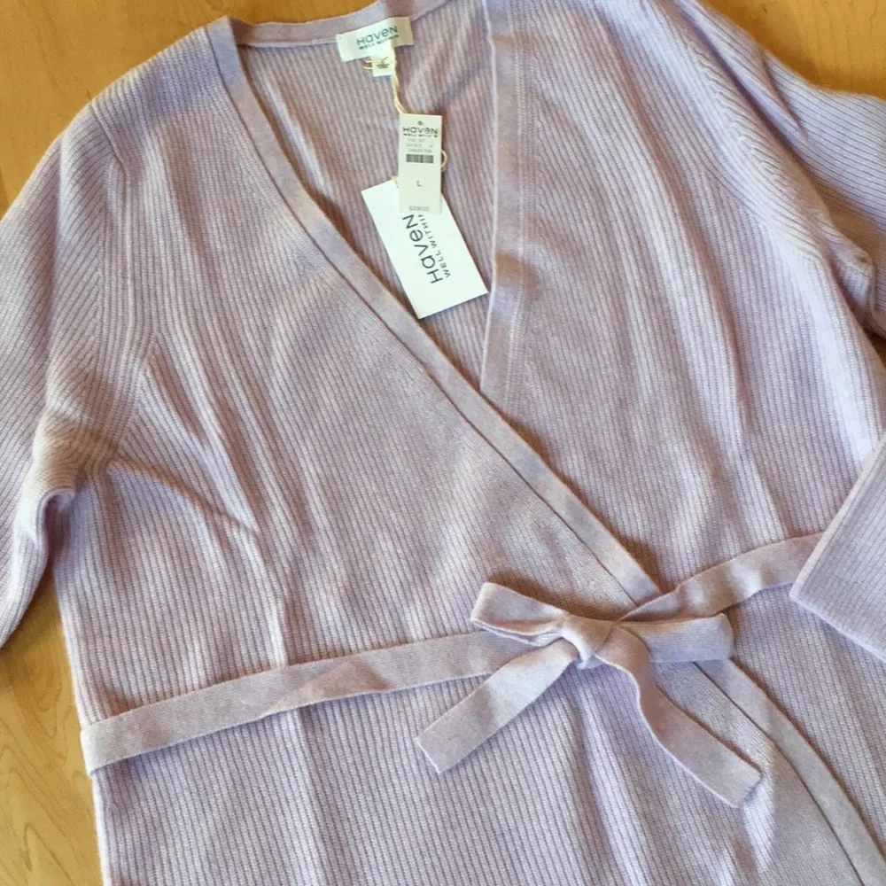 Talbots Haven Well Within Cashmere Ribbed Wrap - Picture 5 of 9